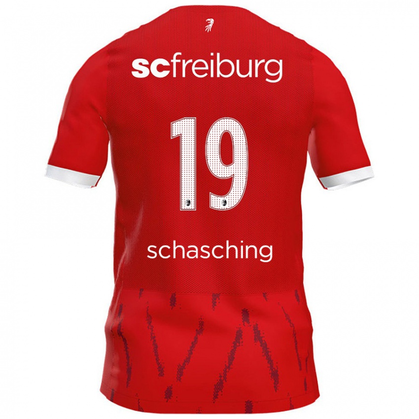 Niño Camiseta Annabel Schasching #19 Rojo 1ª Equipación 2024/25 La Camisa Perú