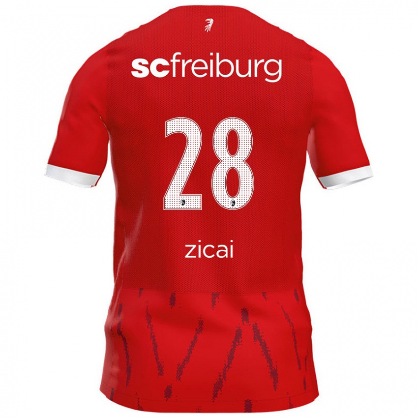 Niño Camiseta Cora Zicai #28 Rojo 1ª Equipación 2024/25 La Camisa Perú