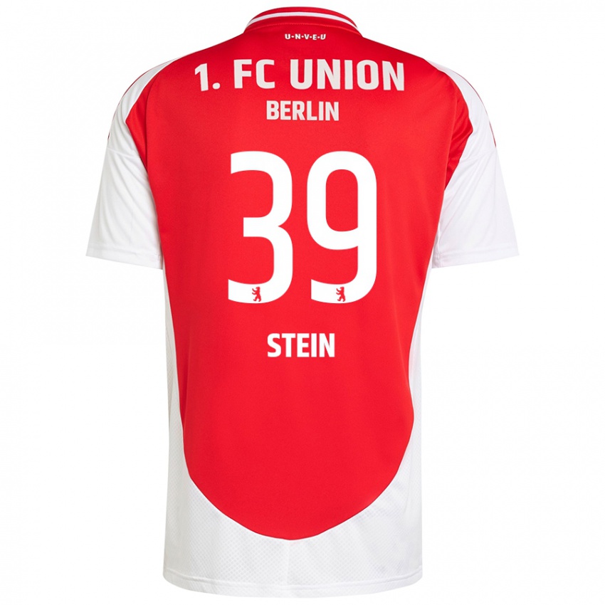 Niño Camiseta Yannic Stein #39 Rojo Blanco 1ª Equipación 2024/25 La Camisa Perú