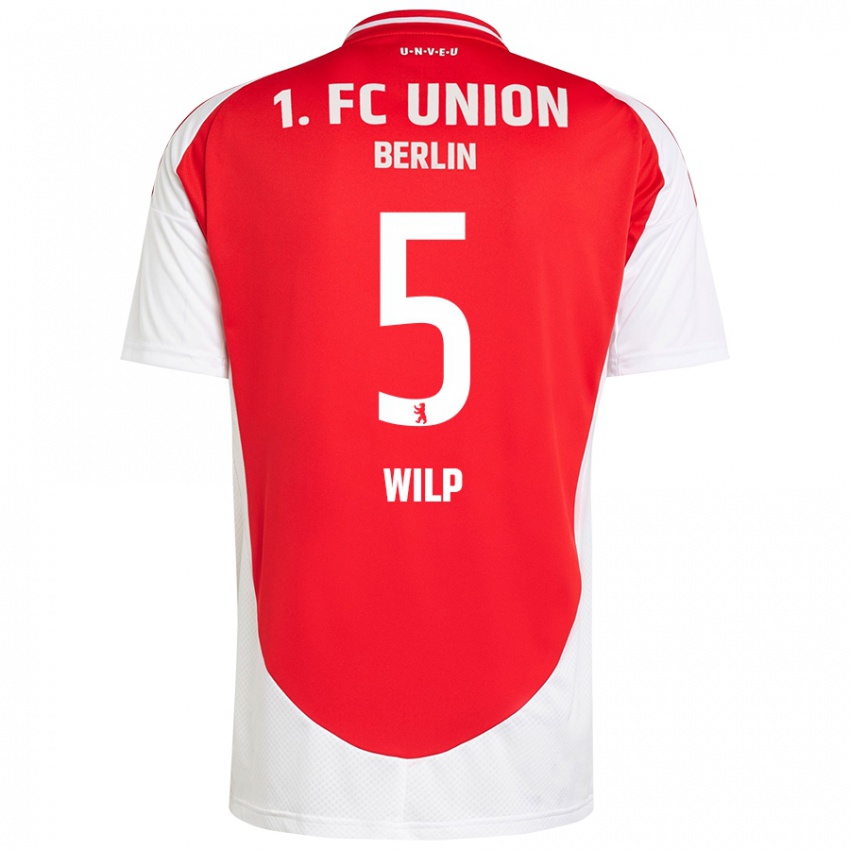 Niño Camiseta Bennett Wilp #5 Rojo Blanco 1ª Equipación 2024/25 La Camisa Perú