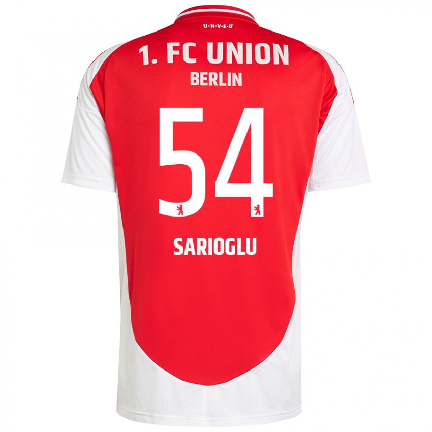 Niño Camiseta Defne Sarıoğlu #54 Rojo Blanco 1ª Equipación 2024/25 La Camisa Perú