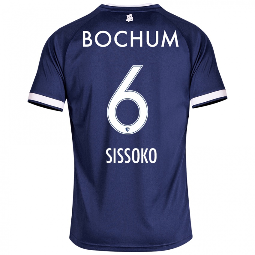 Niño Camiseta Ibrahima Sissoko #6 Azul Oscuro 1ª Equipación 2024/25 La Camisa Perú