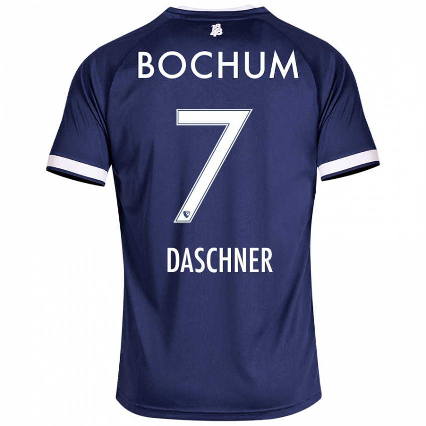 Niño Camiseta Lukas Daschner #7 Azul Oscuro 1ª Equipación 2024/25 La Camisa Perú