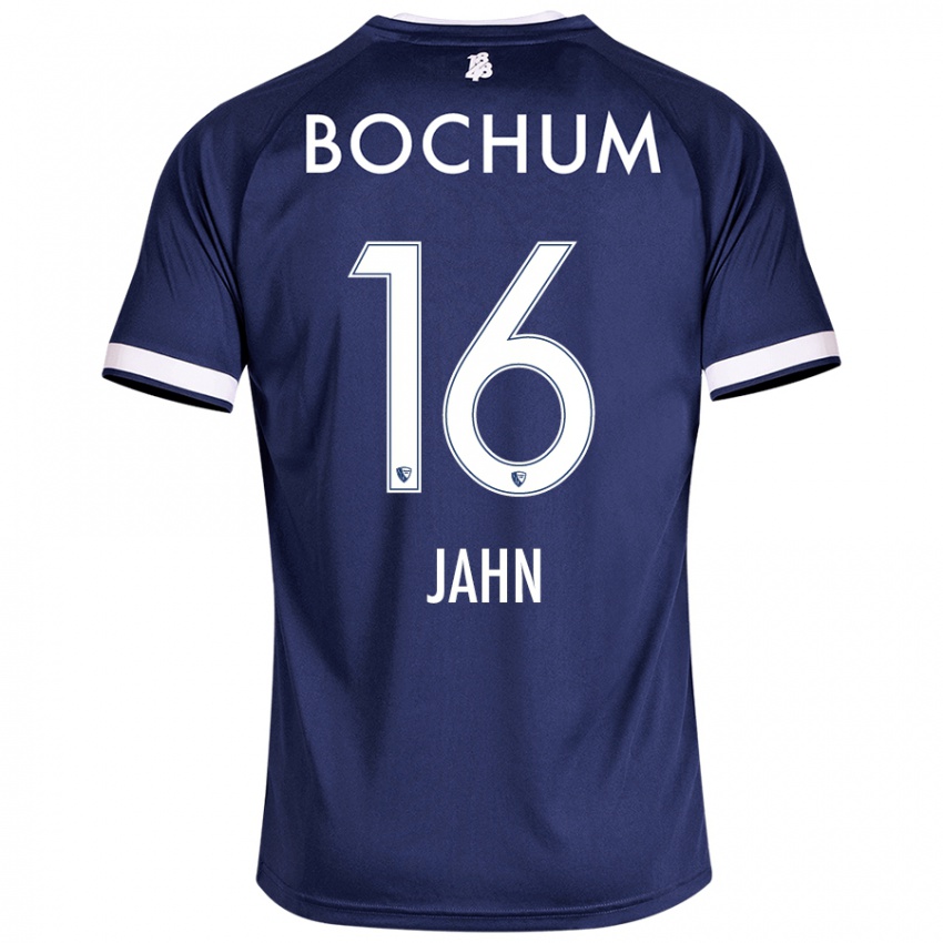 Niño Camiseta Niklas Jahn #16 Azul Oscuro 1ª Equipación 2024/25 La Camisa Perú