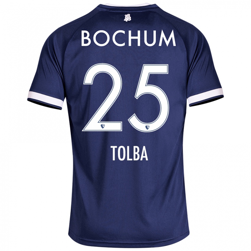 Niño Camiseta Mohammed Tolba #25 Azul Oscuro 1ª Equipación 2024/25 La Camisa Perú