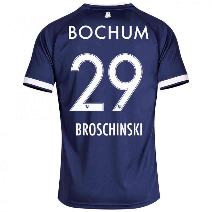 Niño Camiseta Moritz Broschinski #29 Azul Oscuro 1ª Equipación 2024/25 La Camisa Perú