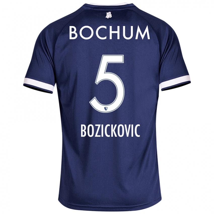 Niño Camiseta Niko Bozickovic #5 Azul Oscuro 1ª Equipación 2024/25 La Camisa Perú