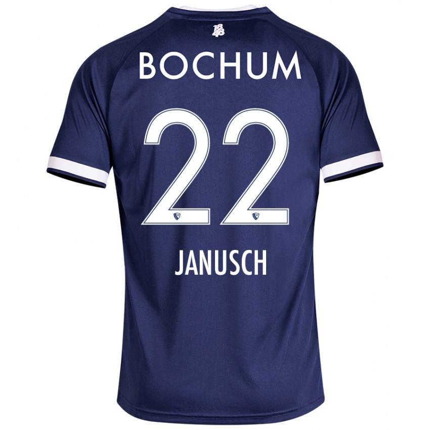 Niño Camiseta Thees Janusch #22 Azul Oscuro 1ª Equipación 2024/25 La Camisa Perú