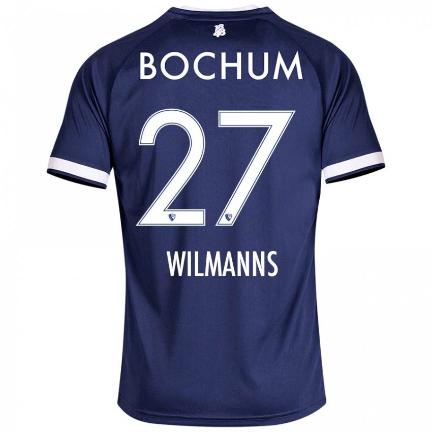 Niño Camiseta Anjo Wilmanns #27 Azul Oscuro 1ª Equipación 2024/25 La Camisa Perú