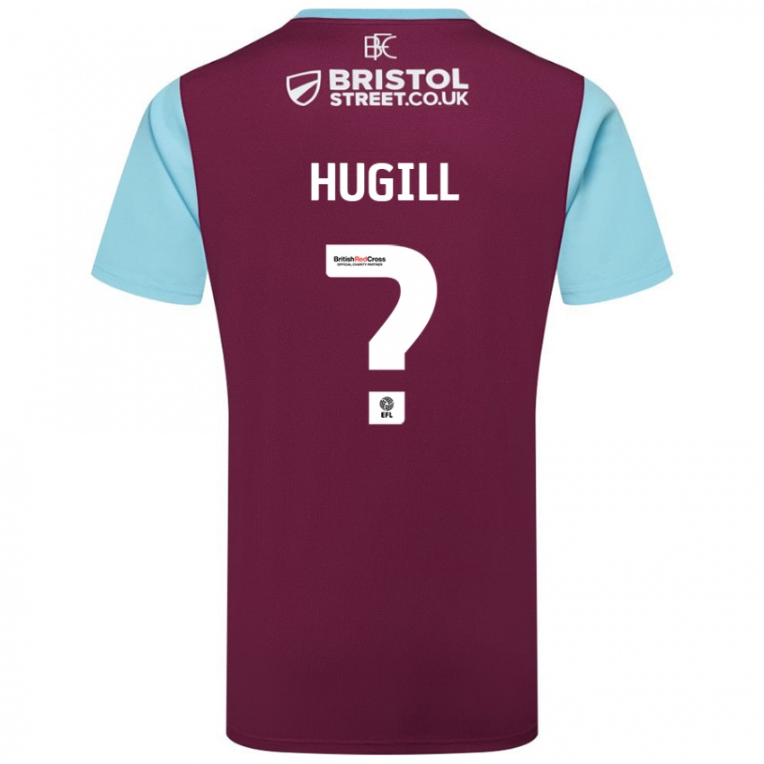 Niño Camiseta Will Hugill #0 Borgoña Azul Cielo 1ª Equipación 2024/25 La Camisa Perú