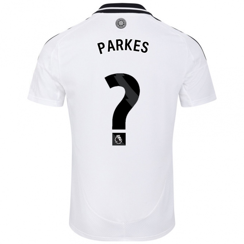 Niño Camiseta Stefan Parkes #0 Blanco 1ª Equipación 2024/25 La Camisa Perú