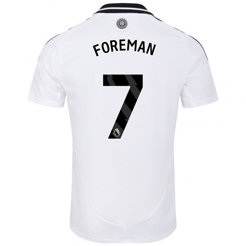 Niño Camiseta Tia Foreman #7 Blanco 1ª Equipación 2024/25 La Camisa Perú