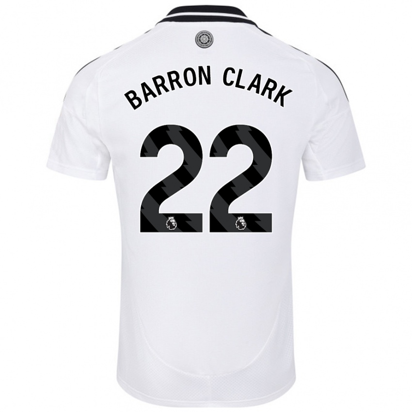 Niño Camiseta Betty Barron-Clark #22 Blanco 1ª Equipación 2024/25 La Camisa Perú