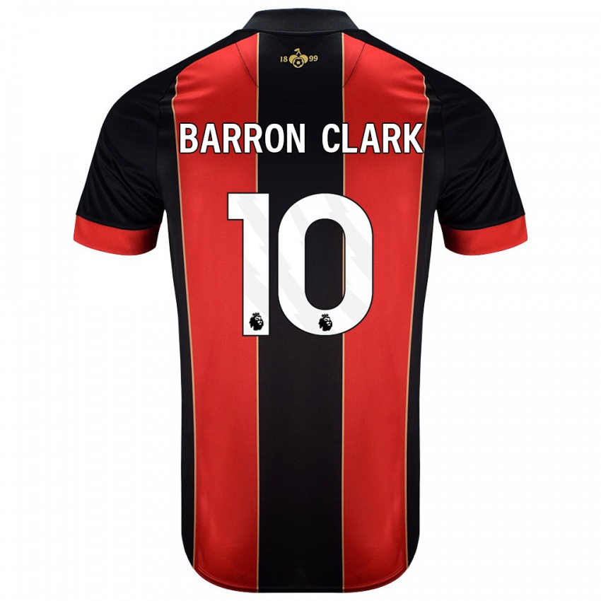 Niño Camiseta Molly Barron-Clark #10 Rojo Negro 1ª Equipación 2024/25 La Camisa Perú