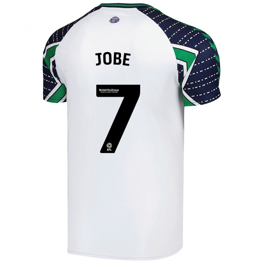 Niño Camiseta Jobe Bellingham #7 Blanco 2ª Equipación 2024/25 La Camisa Perú