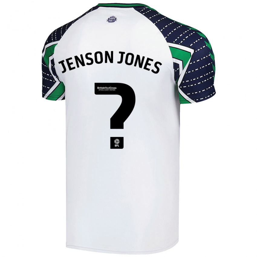 Niño Camiseta Jenson Jones #0 Blanco 2ª Equipación 2024/25 La Camisa Perú