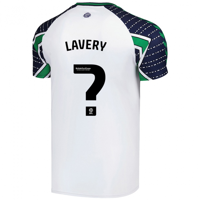 Niño Camiseta Thomas Lavery #0 Blanco 2ª Equipación 2024/25 La Camisa Perú