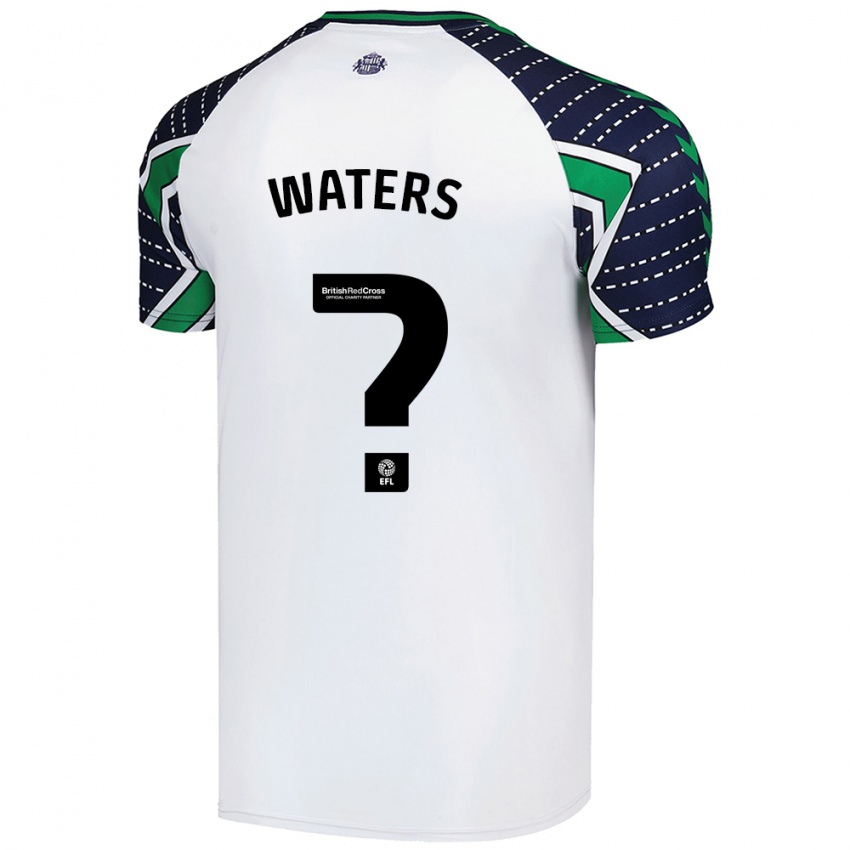 Niño Camiseta Jake Waters #0 Blanco 2ª Equipación 2024/25 La Camisa Perú