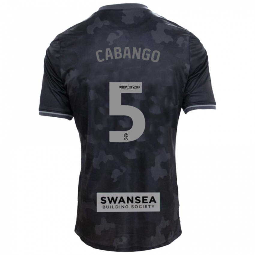 Niño Camiseta Ben Cabango #5 Negro 2ª Equipación 2024/25 La Camisa Perú