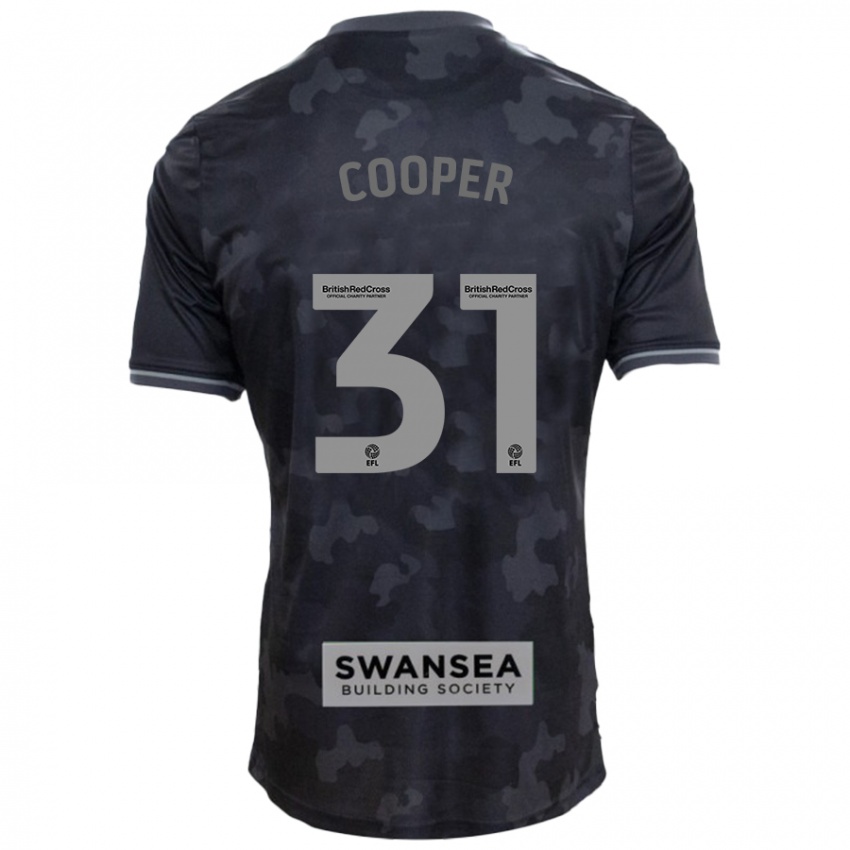 Niño Camiseta Oliver Cooper #31 Negro 2ª Equipación 2024/25 La Camisa Perú