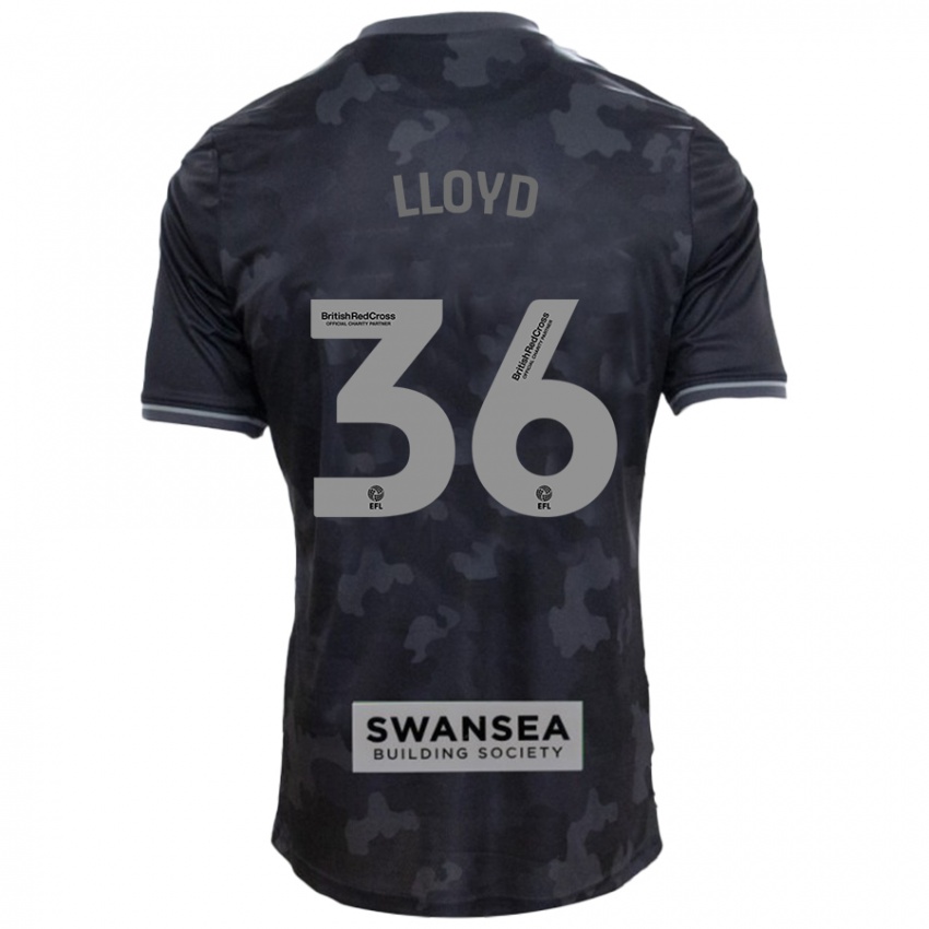 Niño Camiseta Ben Lloyd #36 Negro 2ª Equipación 2024/25 La Camisa Perú