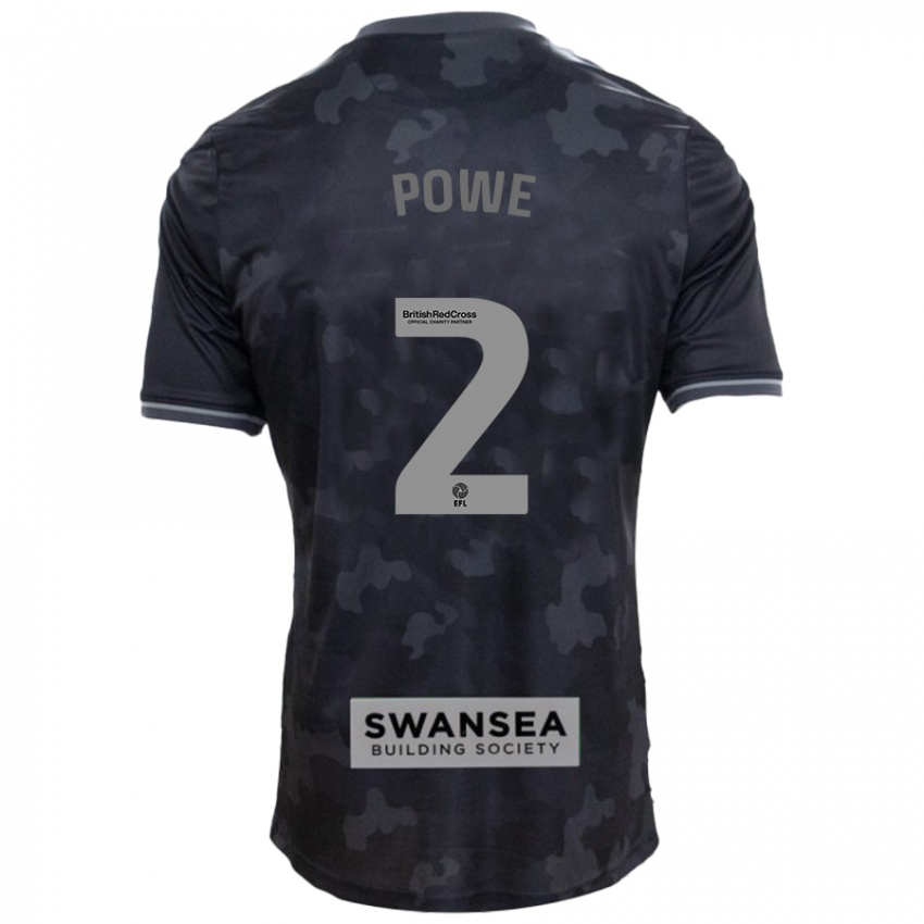 Niño Camiseta Alicia Powe #2 Negro 2ª Equipación 2024/25 La Camisa Perú