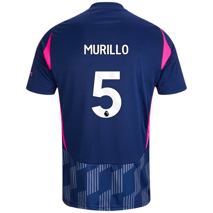 Niño Camiseta Murillo #5 Azul Real Rosa 2ª Equipación 2024/25 La Camisa Perú