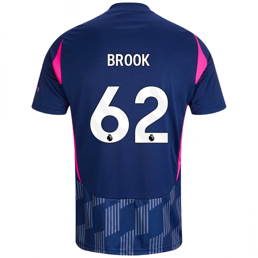 Niño Camiseta Will Brook #62 Azul Real Rosa 2ª Equipación 2024/25 La Camisa Perú