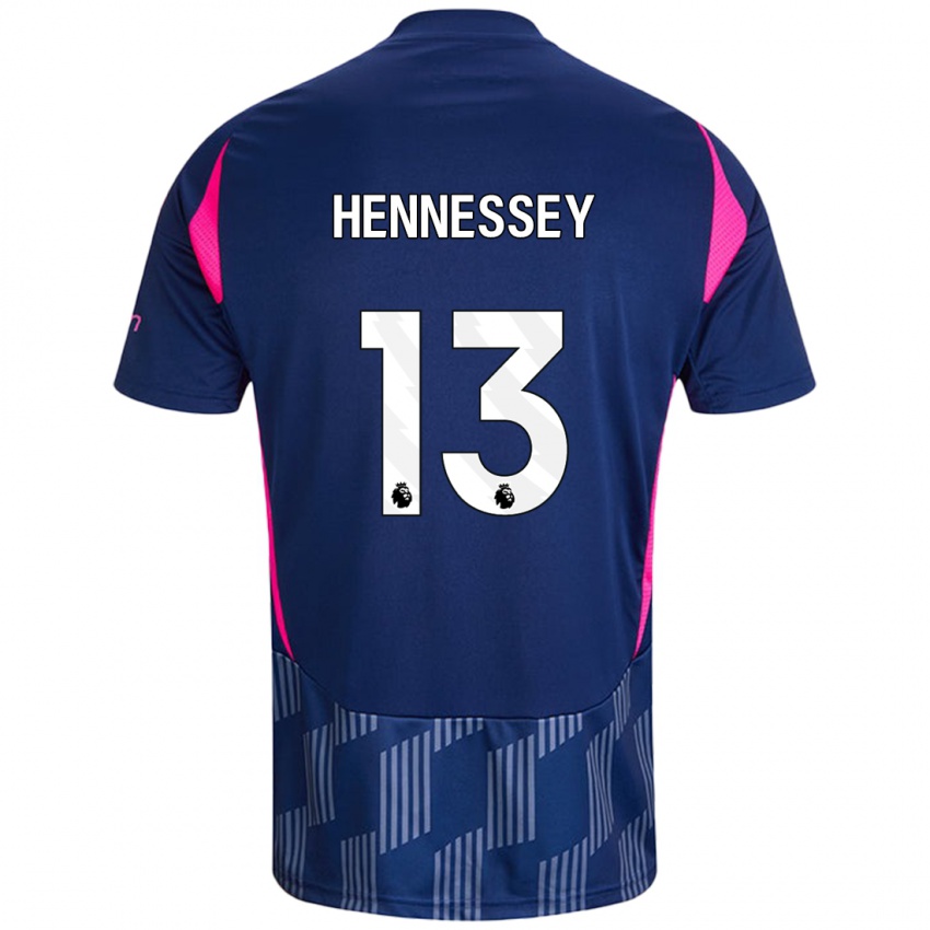 Niño Camiseta Wayne Hennessey #13 Azul Real Rosa 2ª Equipación 2024/25 La Camisa Perú