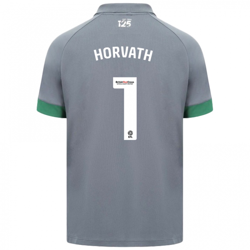 Niño Camiseta Ethan Horvath #1 Gris Oscuro 2ª Equipación 2024/25 La Camisa Perú