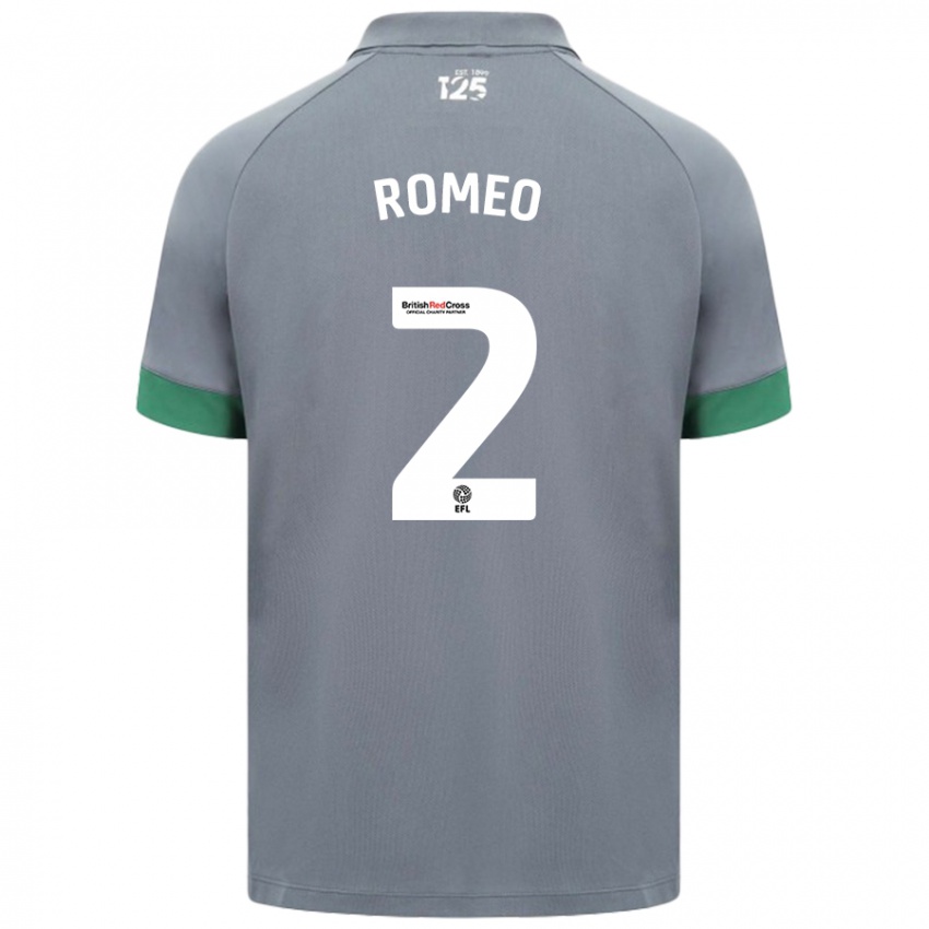 Niño Camiseta Mahlon Romeo #2 Gris Oscuro 2ª Equipación 2024/25 La Camisa Perú