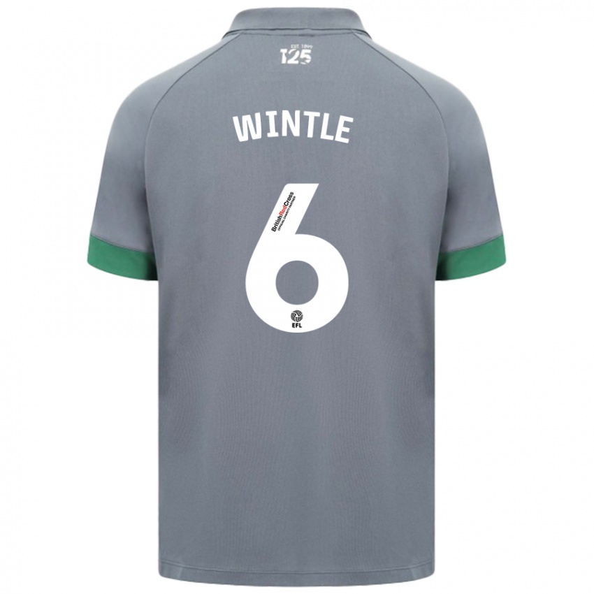 Niño Camiseta Ryan Wintle #6 Gris Oscuro 2ª Equipación 2024/25 La Camisa Perú