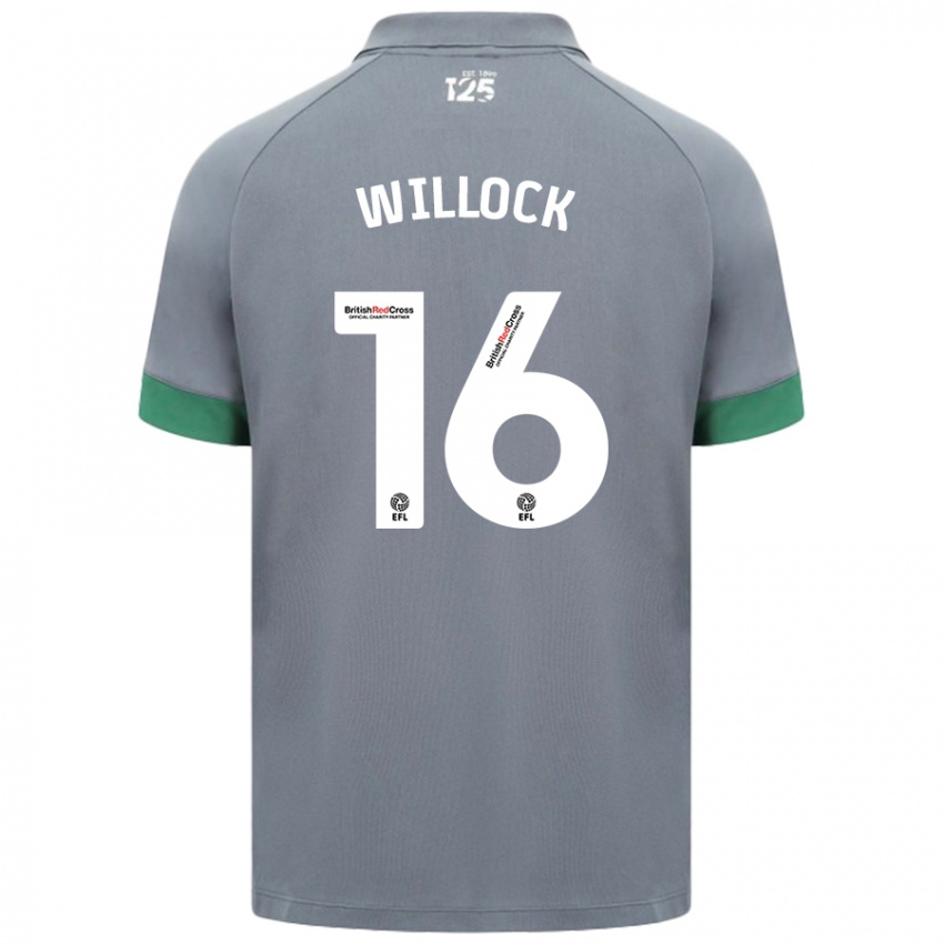 Niño Camiseta Chris Willock #16 Gris Oscuro 2ª Equipación 2024/25 La Camisa Perú