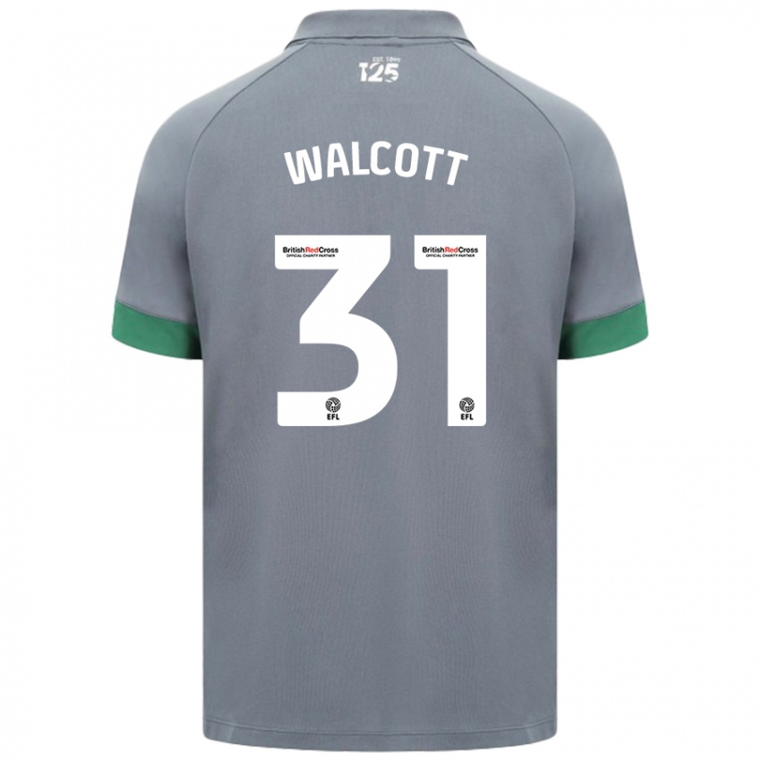 Niño Camiseta Malachi Fagan Walcott #31 Gris Oscuro 2ª Equipación 2024/25 La Camisa Perú