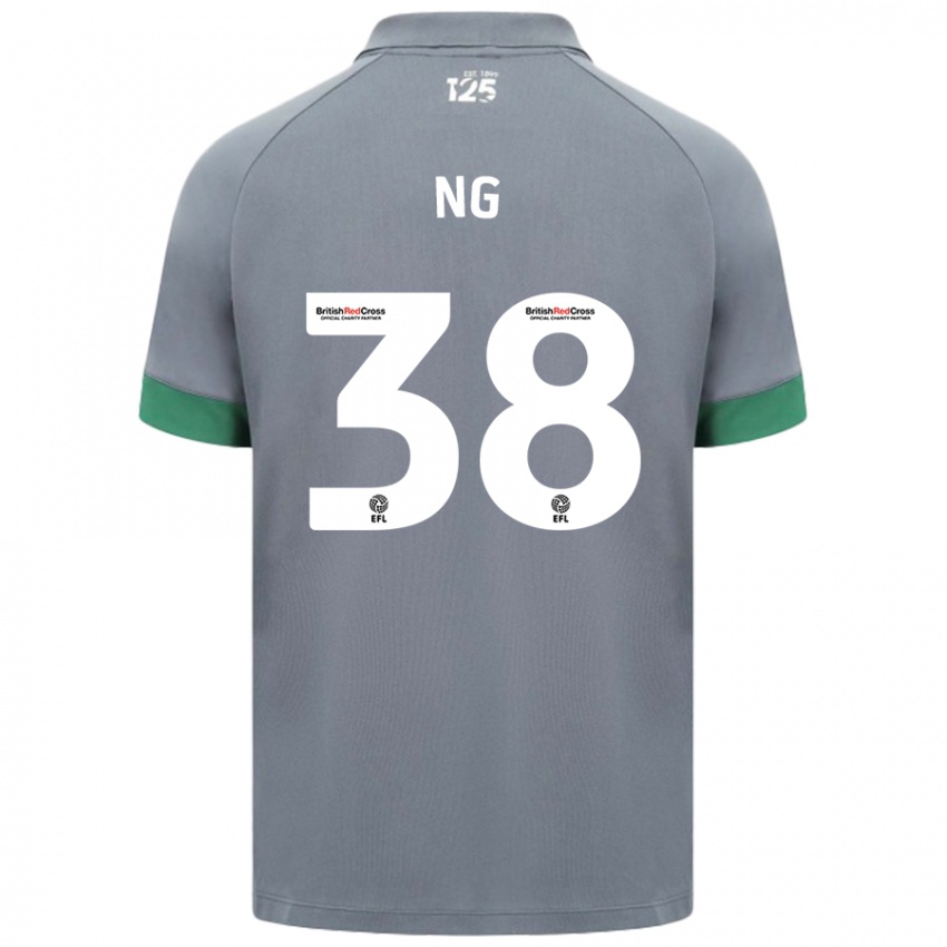 Niño Camiseta Perry Ng #38 Gris Oscuro 2ª Equipación 2024/25 La Camisa Perú