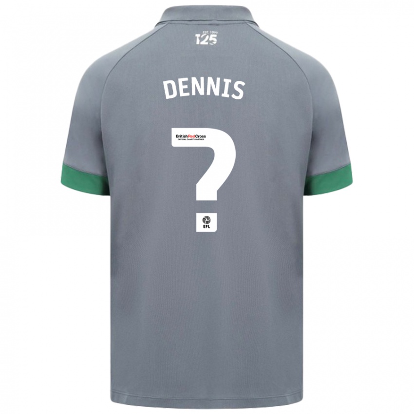 Niño Camiseta Jake Dennis #0 Gris Oscuro 2ª Equipación 2024/25 La Camisa Perú