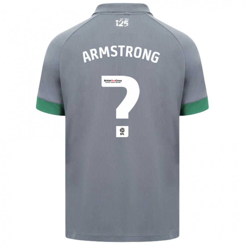 Niño Camiseta Luke Armstrong #0 Gris Oscuro 2ª Equipación 2024/25 La Camisa Perú