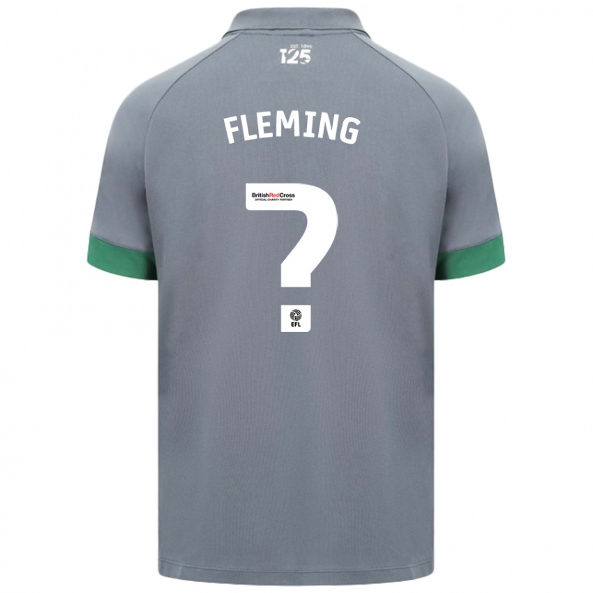 Niño Camiseta Cole Fleming #0 Gris Oscuro 2ª Equipación 2024/25 La Camisa Perú