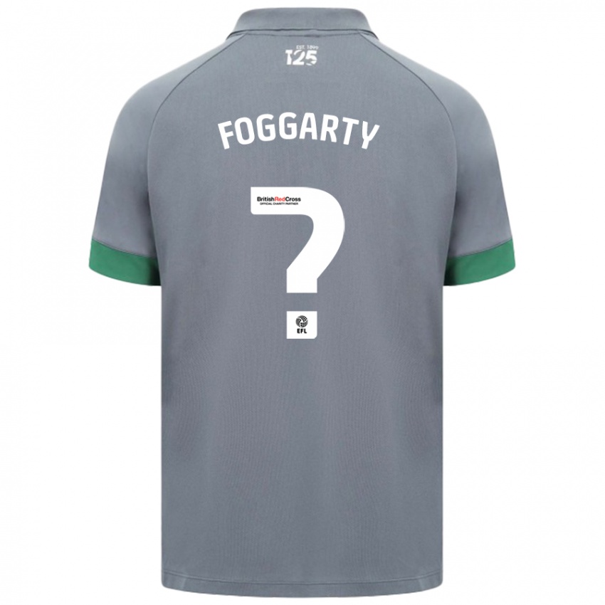 Niño Camiseta Corey Foggarty #0 Gris Oscuro 2ª Equipación 2024/25 La Camisa Perú