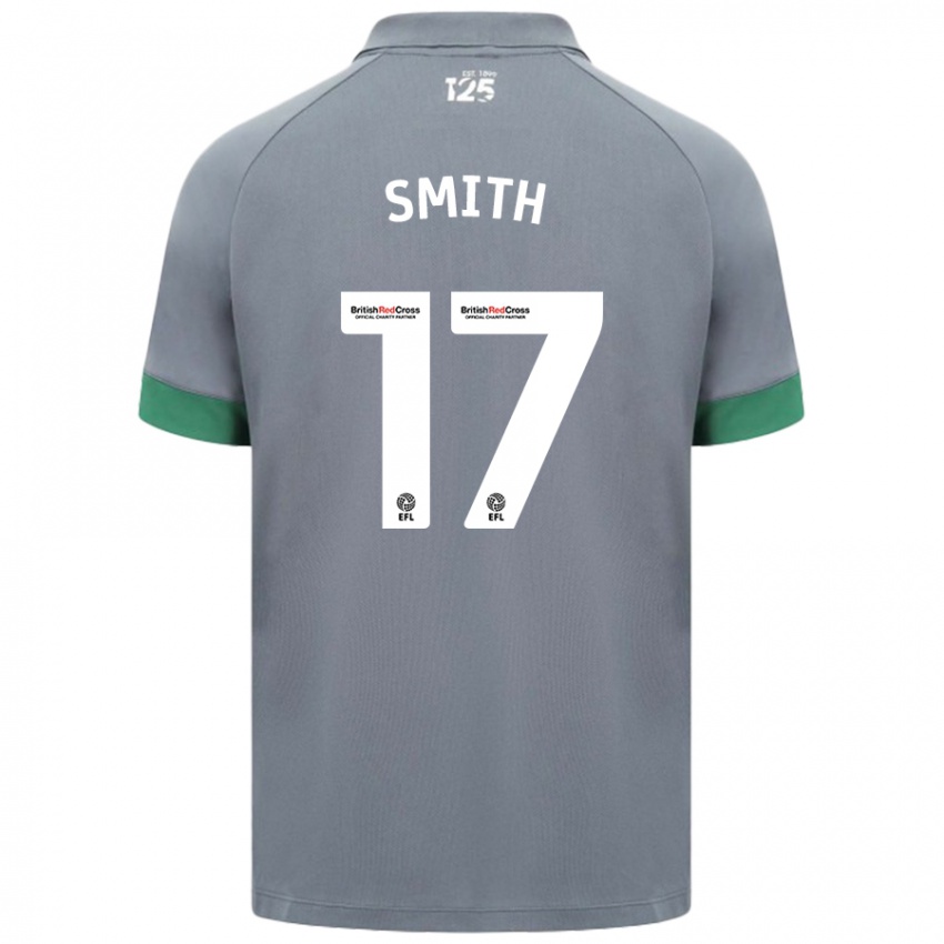 Niño Camiseta Hollie Smith #17 Gris Oscuro 2ª Equipación 2024/25 La Camisa Perú