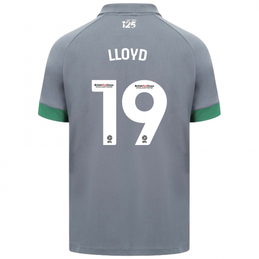 Niño Camiseta Madison Lloyd #19 Gris Oscuro 2ª Equipación 2024/25 La Camisa Perú