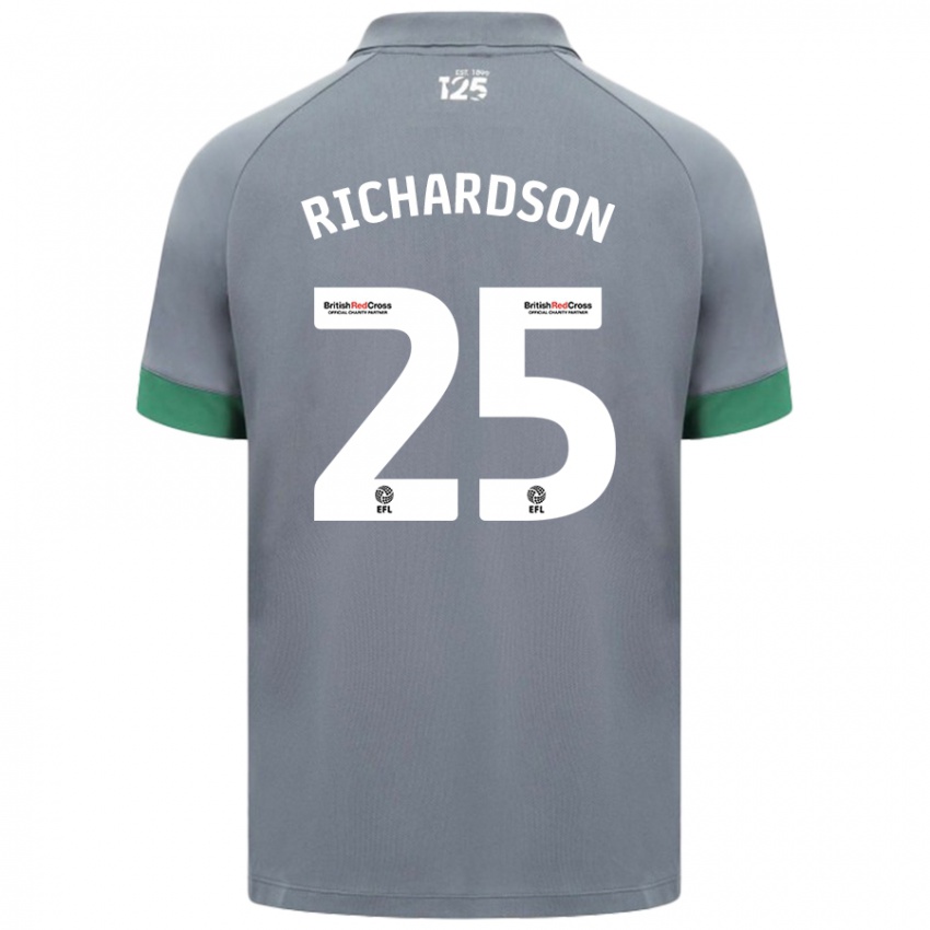 Niño Camiseta Tija Richardson #25 Gris Oscuro 2ª Equipación 2024/25 La Camisa Perú