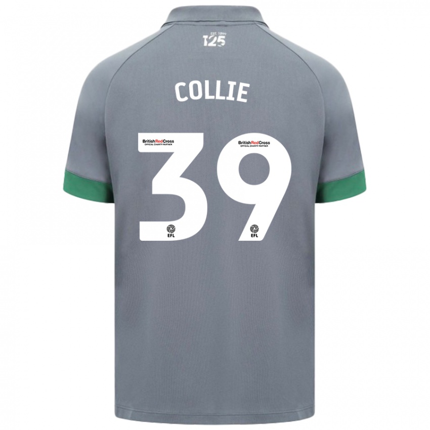 Niño Camiseta Eliza Collie #39 Gris Oscuro 2ª Equipación 2024/25 La Camisa Perú