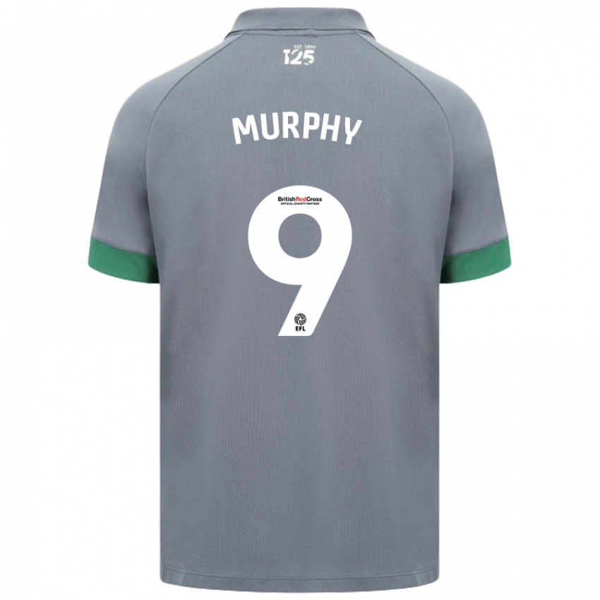 Niño Camiseta Alana Murphy #9 Gris Oscuro 2ª Equipación 2024/25 La Camisa Perú