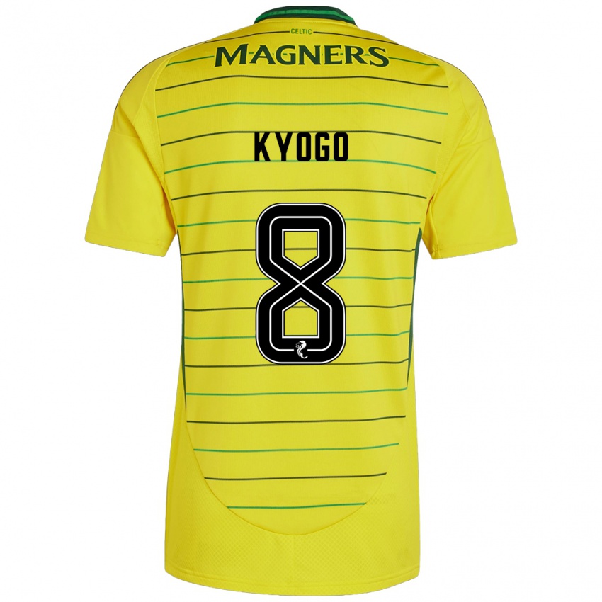 Niño Camiseta Kyogo Furuhashi #8 Amarillo 2ª Equipación 2024/25 La Camisa Perú