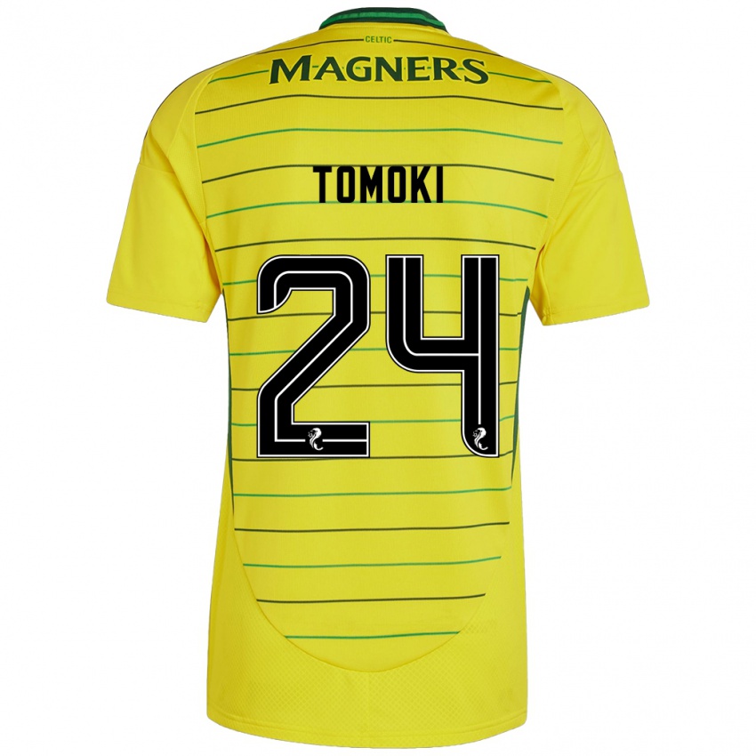 Niño Camiseta Tomoki Iwata #24 Amarillo 2ª Equipación 2024/25 La Camisa Perú