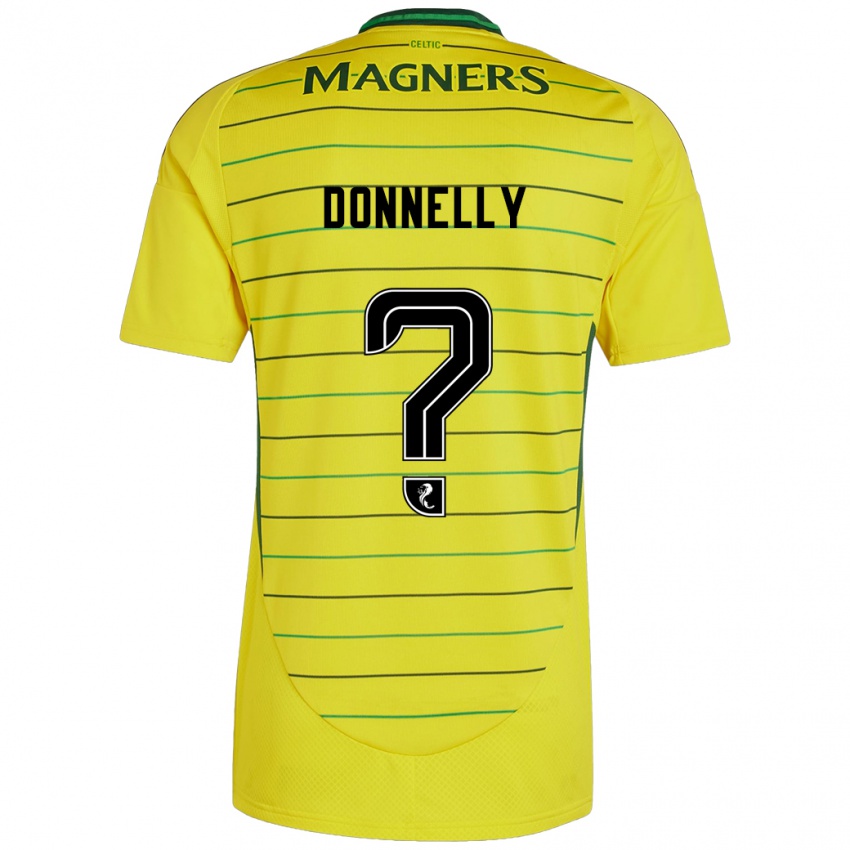 Niño Camiseta Jacob Donnelly #0 Amarillo 2ª Equipación 2024/25 La Camisa Perú