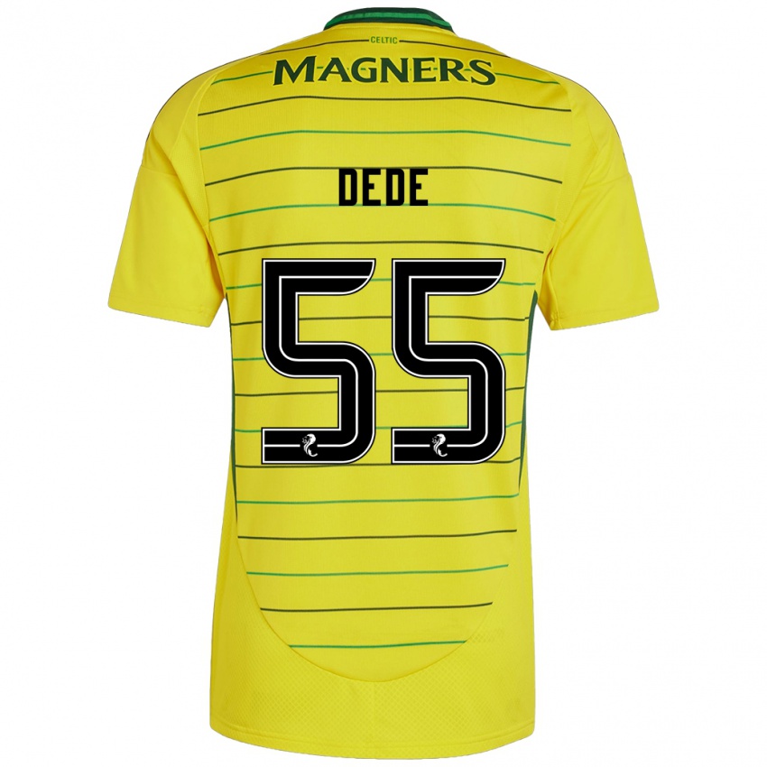 Niño Camiseta Josh Dede #55 Amarillo 2ª Equipación 2024/25 La Camisa Perú