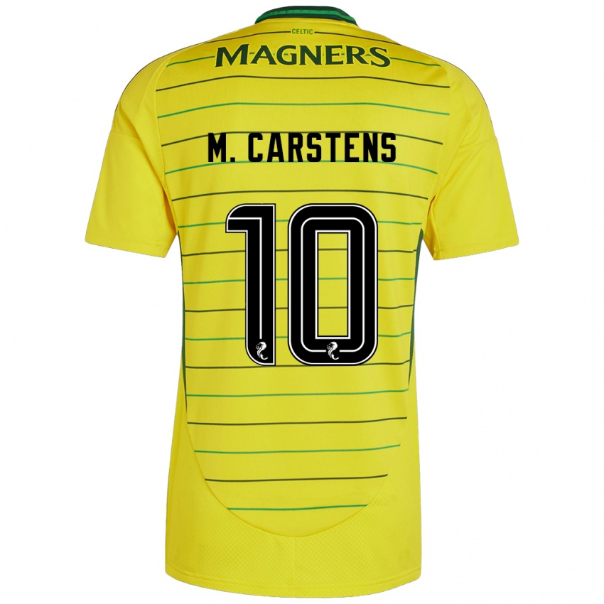 Niño Camiseta Mathilde Carstens #10 Amarillo 2ª Equipación 2024/25 La Camisa Perú