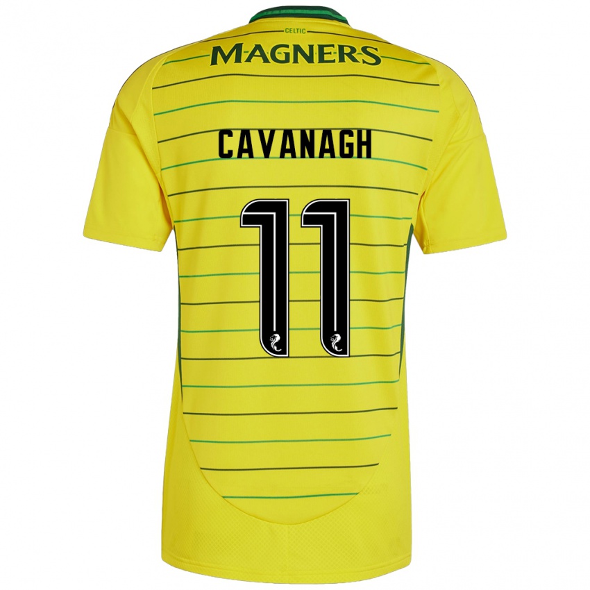 Niño Camiseta Colette Cavanagh #11 Amarillo 2ª Equipación 2024/25 La Camisa Perú